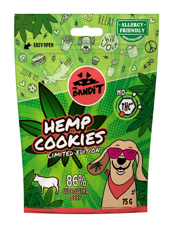 HEMP COOKIES WOŁOWINA