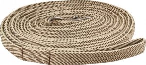 York Lonża Stripe 7,5 m - beżowo-brązowa