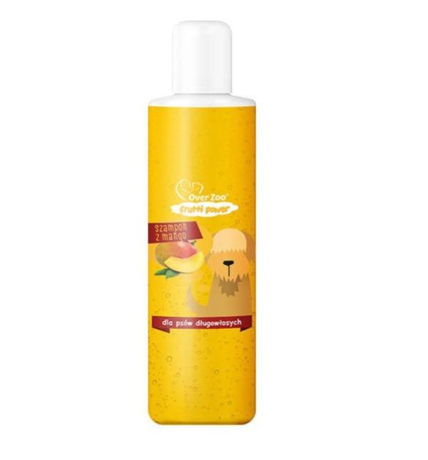 OVER ZOO Frutti Power szampon z mango dla psów długowłosych 200 ml