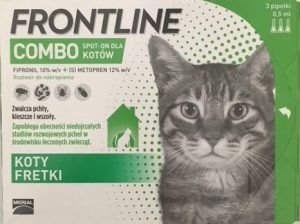 środki na pasożyty dla kota Frontline Combo Kot