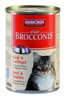 ANIMONDA Brocconis Cat - wołowina + drób (400 g)