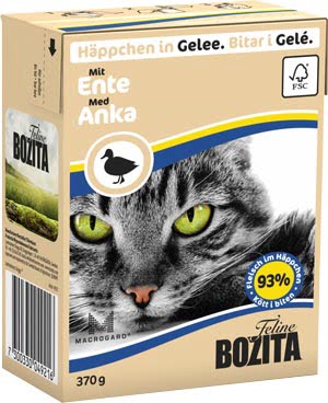 BOZITA kawałki mięsa w galaretce z kaczką 370 g