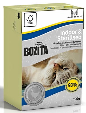 BOZITA Feline Indoor & Sterilised 190 g