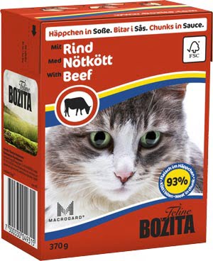 BOZITA kawałki mięsa w sosie z wołowiną 370 g