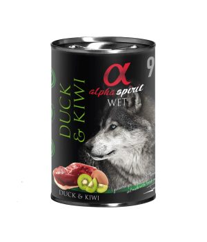 karma mokra dla psa Alpha Spirit Kaczka Kiwi
