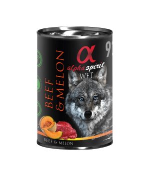 karma mokra dla psa Alpha Spirit wołowina melon