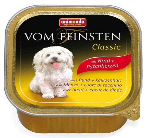 ANIMONDA Vom Feinsten Classic - wołowina + serca indycze (150 g)