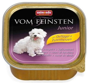 ANIMONDA Vom Feinsten Junior - drób + serca indycze (150 g)