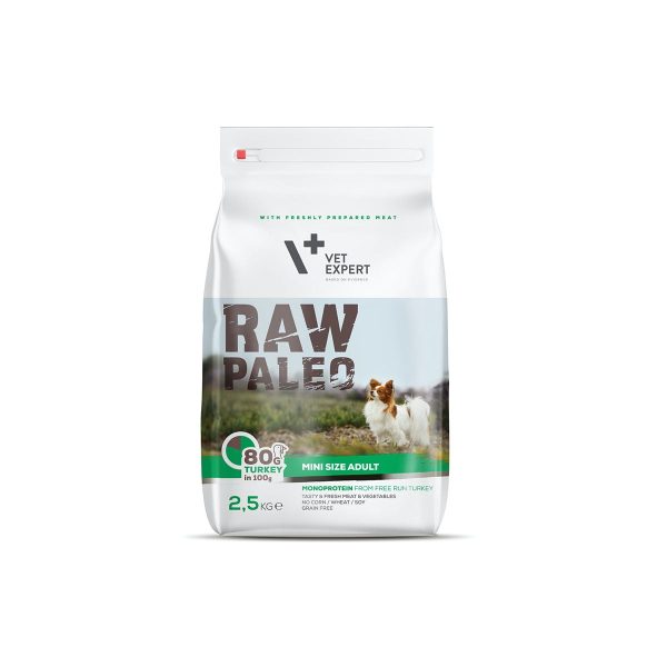 karma sucha dla psa dorosłego małej rasy vetexpert raw paleo
