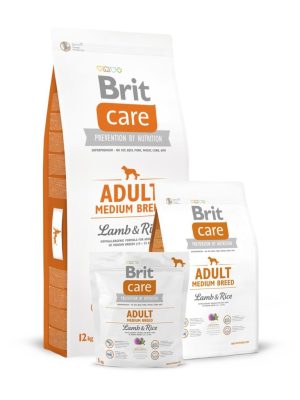 sucha karma dla psów medium brit care jagnięcina ryż