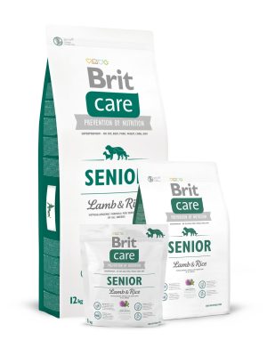karma sucha dla psów senior jagnięcina ryż brit care