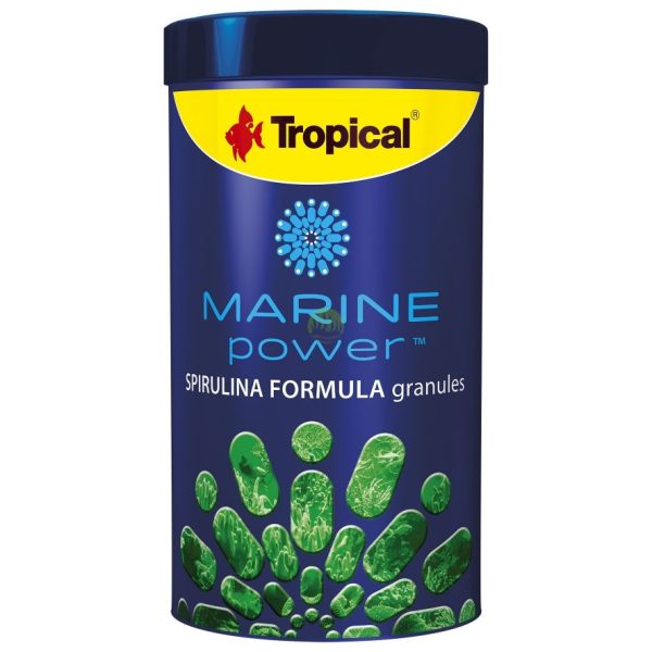 poakrm dla ryb morskich spirulina formula granulat tropical