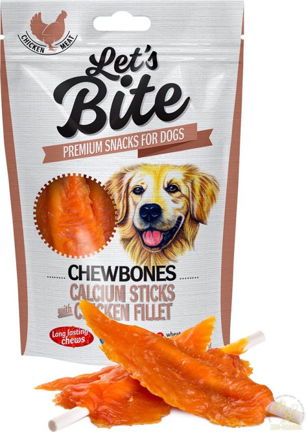 brit let' bite chewbones chicken sticks