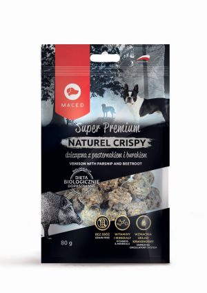 smakołyki dla psa Maced Natural Cripsy dziczyzna z pasterniakiem