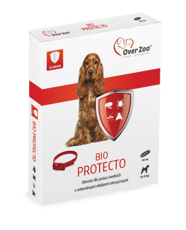 OVER ZOO Obroża ochronna Bio Protecto dla średnich psów 60 cm