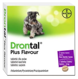 Drontal Plus Flavour Tabletka na odrobaczanie dla psów
