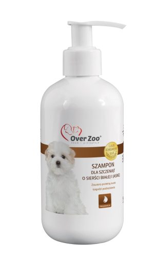 over zoo szampon dla szczeniąt o białej sierści