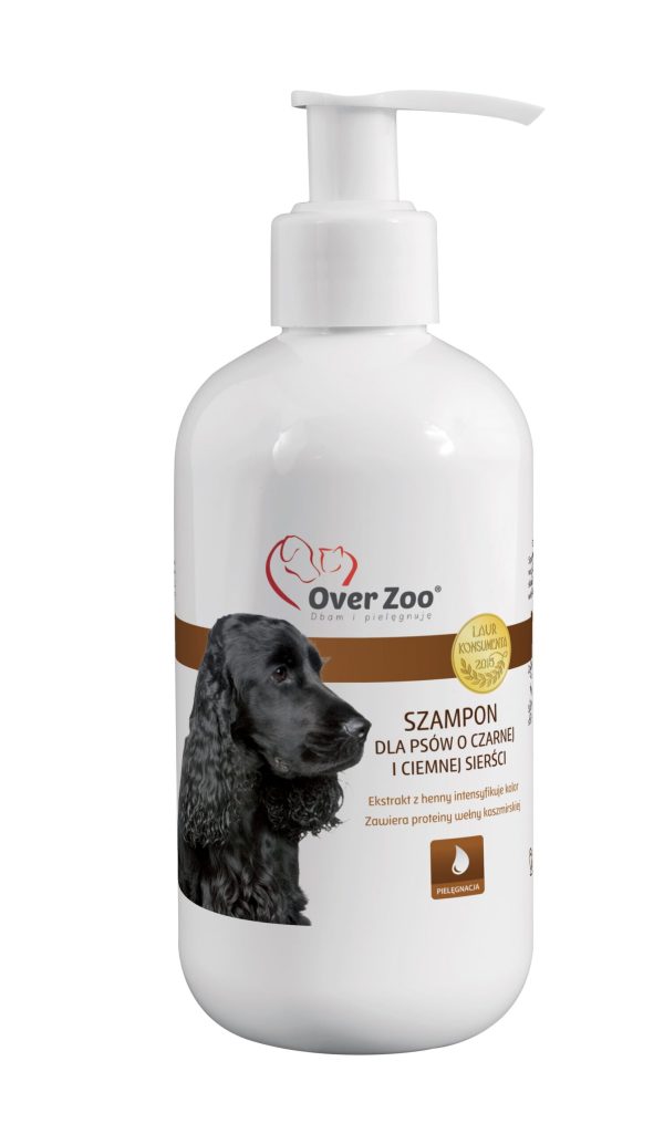 OVER ZOO Szampon dla psów o czarnej i ciemnej sierści 250 ml