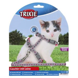 TRIXIE Szelki ze smyczą dla kociąt - odblaskowe