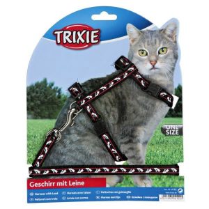 TRIXIE Szelki dla kota ze smyczą motyw