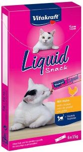 VITAKRAFT Cat Liquid Snack z kurczakiem (6x15 g)