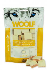 WOOLF Chicken and cod sandwich 100g