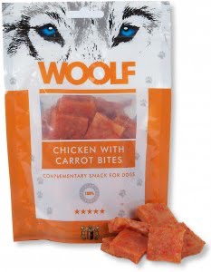 WOOLF Chicken with carrot bites 100g